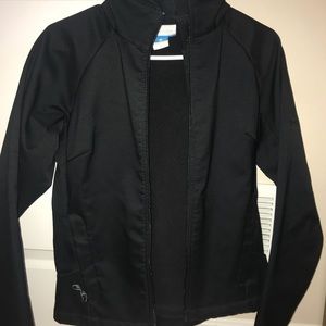 Wind resistance black jacket